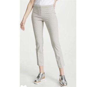 Theory Slim Chinos in Micro-Plaid